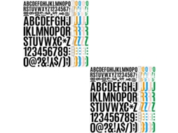 Folhas De Adesivo Colorido Com Letras Alfabeto Colorido Adesivo Autoadesivo Estilo1 ZMDECQNA 12 Un