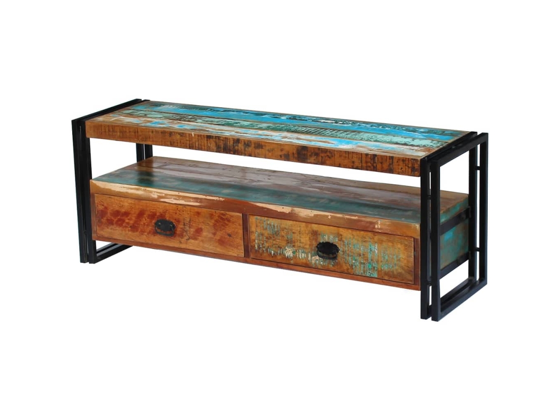 Tv Cabinet, Tv Cabinets Vidaxl Multicolor Madeira (n/a)