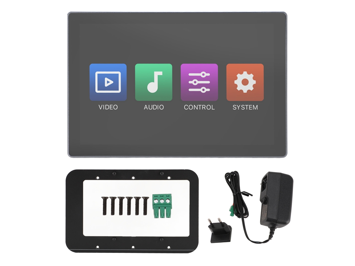 Painel De Controle Residencial Inteligente De 10 Polegadas Para Android 11 4 Gb 32 Gb Conexão Bluetooth Sem Fio Sistema De Controle Audiovisual Domést