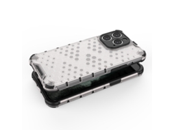 Capa Concha Híbrida Blindada Favo para iPhone 14 Pro Max GENERIC Preto