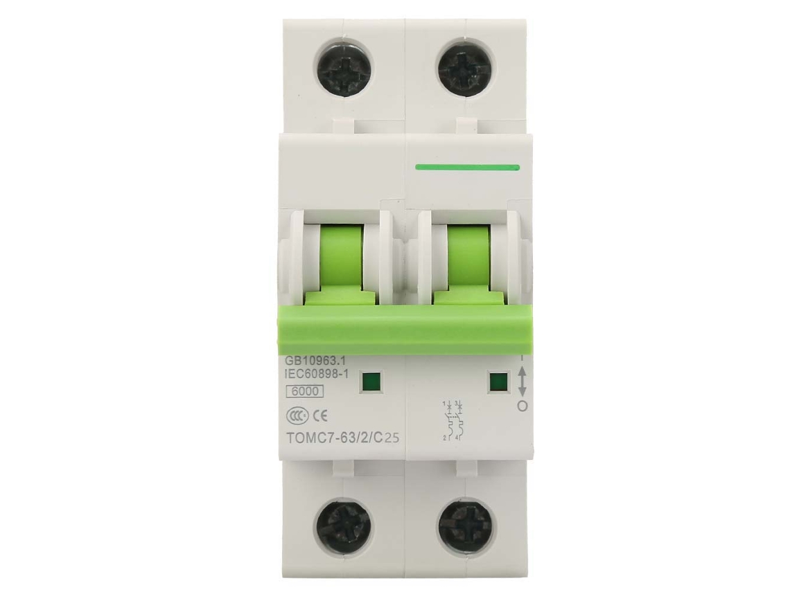 Interruptor de circuito miniatura 2p tipo C 25a VOLTEDGE
