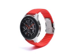 Bracelete Silicone Líquido para Garmin fenix 6S Vermelho