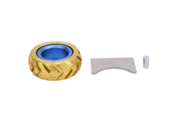 Mali anel Rotativo de Alivio de Estresse Haptic para Tdah Add Autismo Metal Dual Color Amarelo