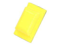 Bloque De Lixa Manual Quadrado De Espuma Pu Com Acessórios De Gancho E Loop Para Polimento De Madeira
