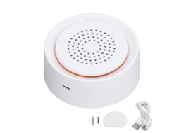 Alarme Inteligente Wi-fi Laxiscreed Com Ligação Tuya, Alarme Sonoro, Visual E Controlo Remoto