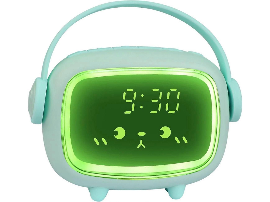 Despertador Digital Infantil Com Luzes E Função Soneca