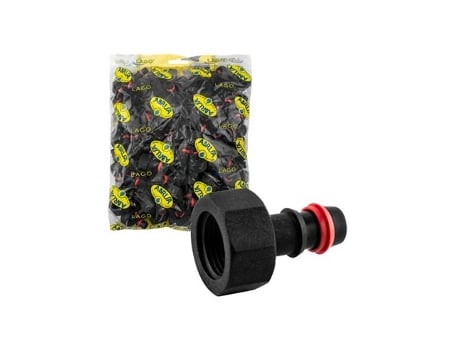 União Roscada Fêmea Com Anel De Segurança, Saco De 100 Unidades 3/4 20mm, Abrisa
