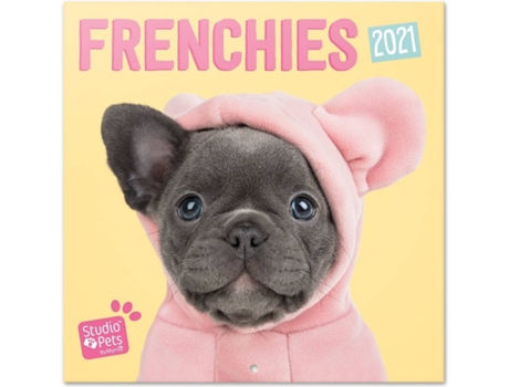 Calendário  Studio Pets French Bulldog (2021 - 30 x 30 cm)