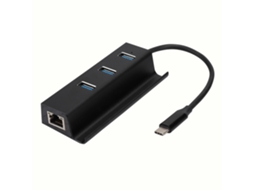 Adaptador Usb Type C (3 Portas Usb3.0, Ethernet Gigabit)