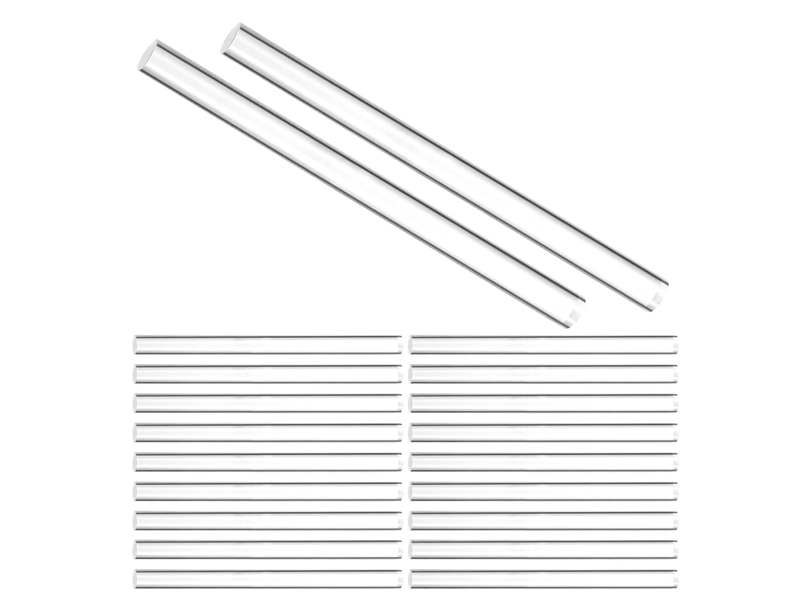 Conjunto Artibetter com 40 suportes transparentes termosselados para artesanato, mesas e projetos pessoais.