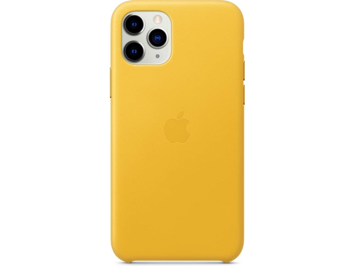 Capa APPLE iPhone 11 Pro Leather Amarelo