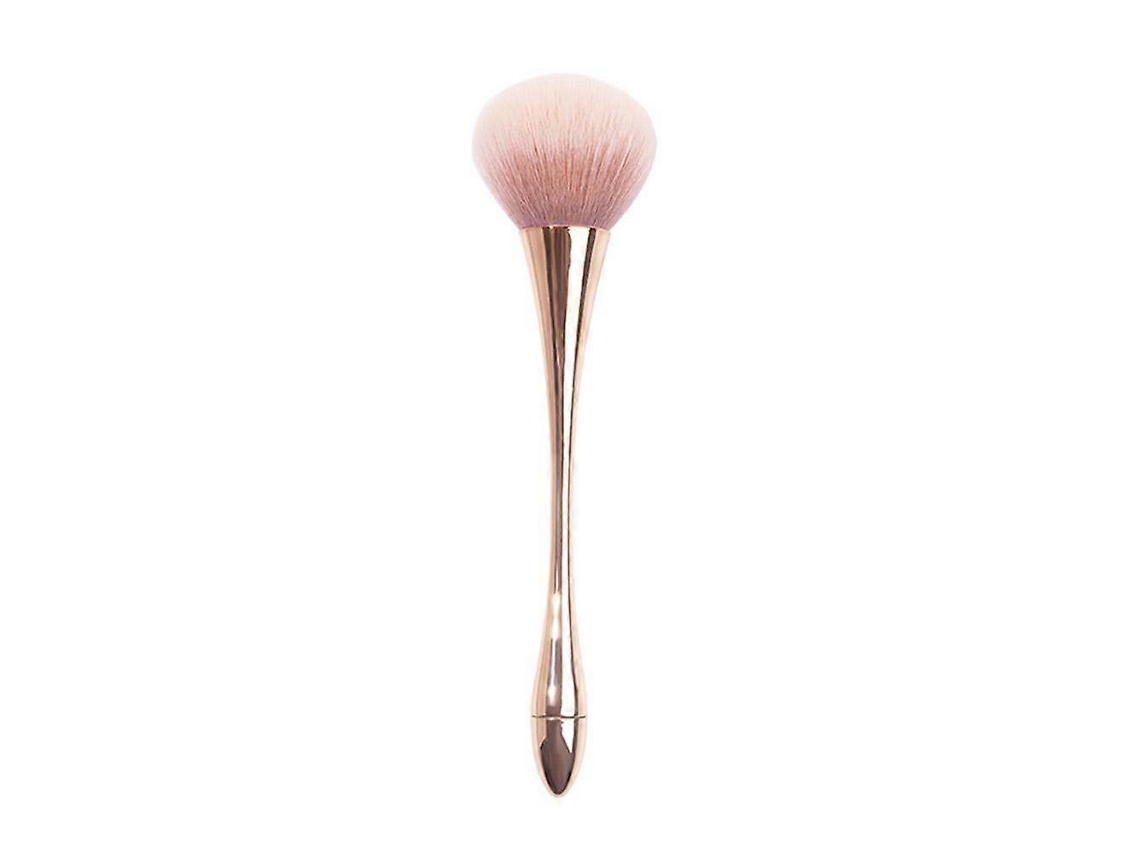 Pincel De Maquiagem Rose Gold Macio E Grande Para Pó E Blush Everley891