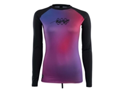 Rashguard Feminino de Manga Comprida Rashguard Lizz Roxo Xsion