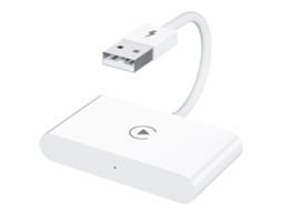Adaptador Carplay Sem Fios para iPhone 6+ e Modelos 2015 em Diante em Branco