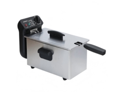 Fritadeira Elétrica Aigostar 3l 2200w, Aço Inoxidável, para Batata Frita e Frango Frito SINI TECH STORE
