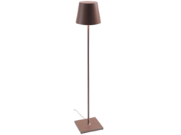 Poldina Corten Candeeiro De Pé Com Ficha 230v Candeeiro De Pé 28x150cm - Design Moderno Em Alumínio