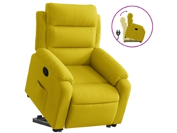 Stand Up Recliner Chair, Stand Up Recliner Chairs Vidaxl Amarelo Veludo