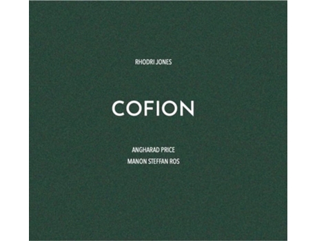 Livro Cofion de Rhodri Jones (Galês - Capa Dura)