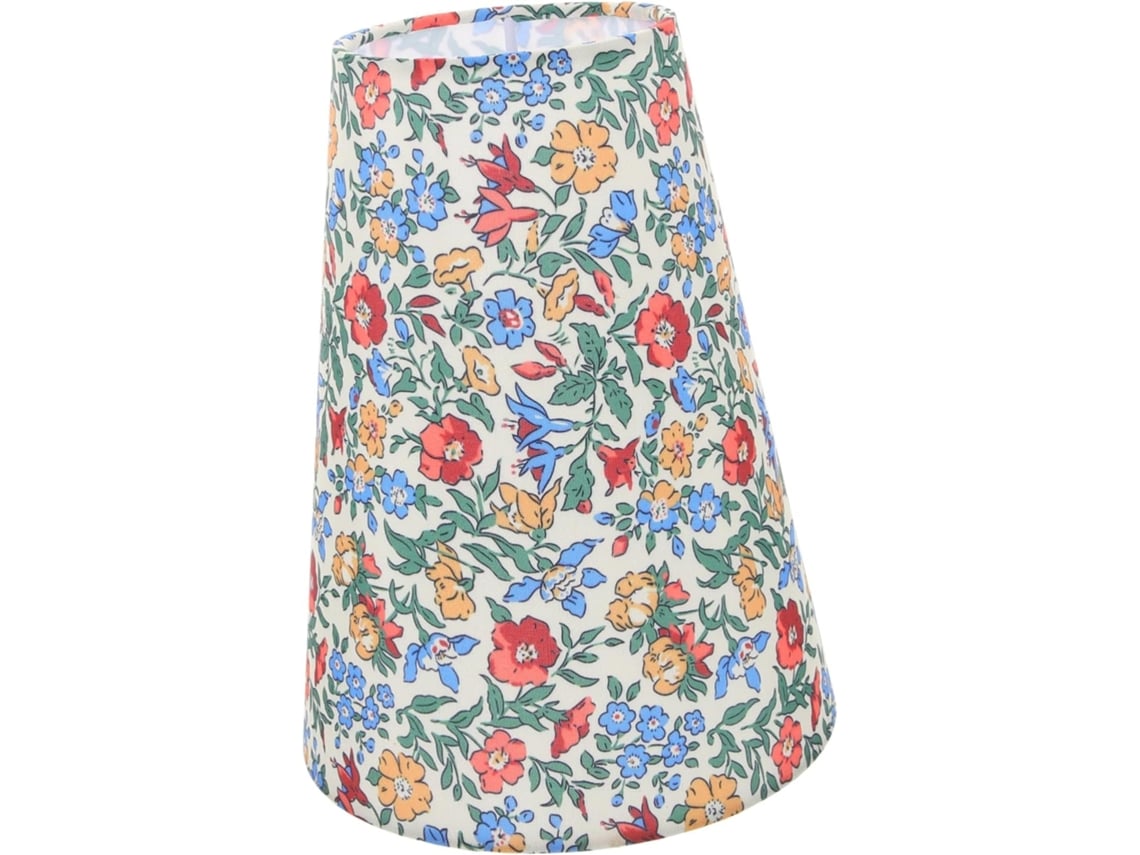 Capa para Lâmpada E27 em Tecido Floral, Compacta e Resistente, Acessório de Iluminação para Casa, Ideal para Quartos e Outros Ambientes. SFUSHOS