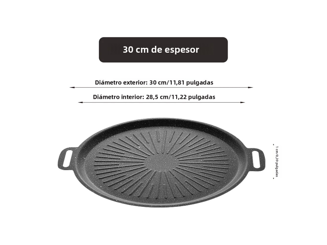 Assadeira MDUG redonda, antiaderente, 30cm