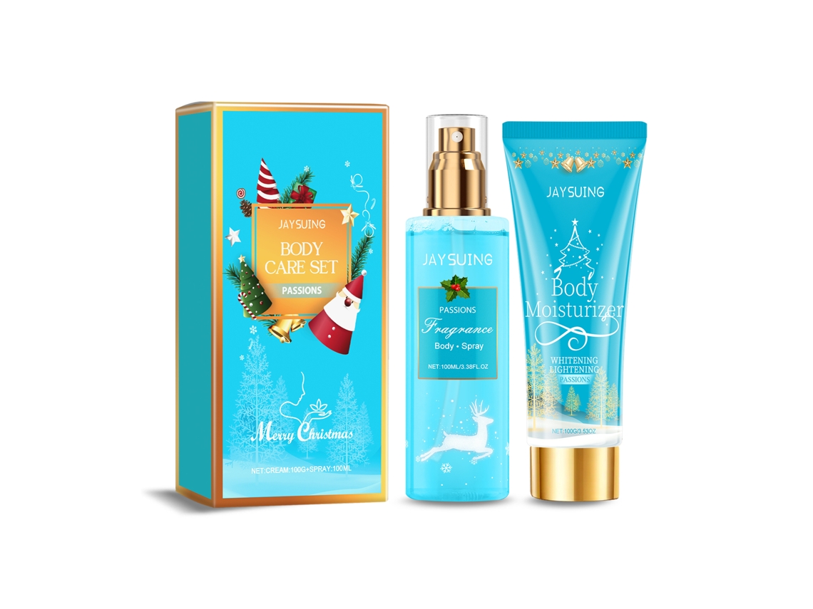 Conjunto de Cuidados Corporais Natal LAXISCREED com Aroma Apaixonante para Presente