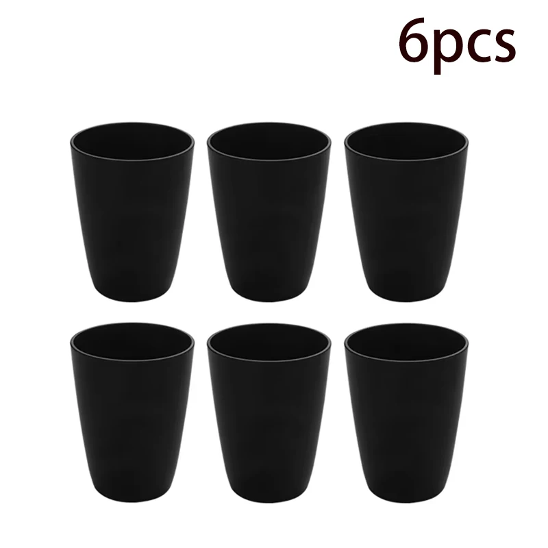 Conjunto De 6 Copos Reutilizáveis De Grande Capacidade, Feitos De Material Pp, Ideais Para Festas De Fim De Ano.