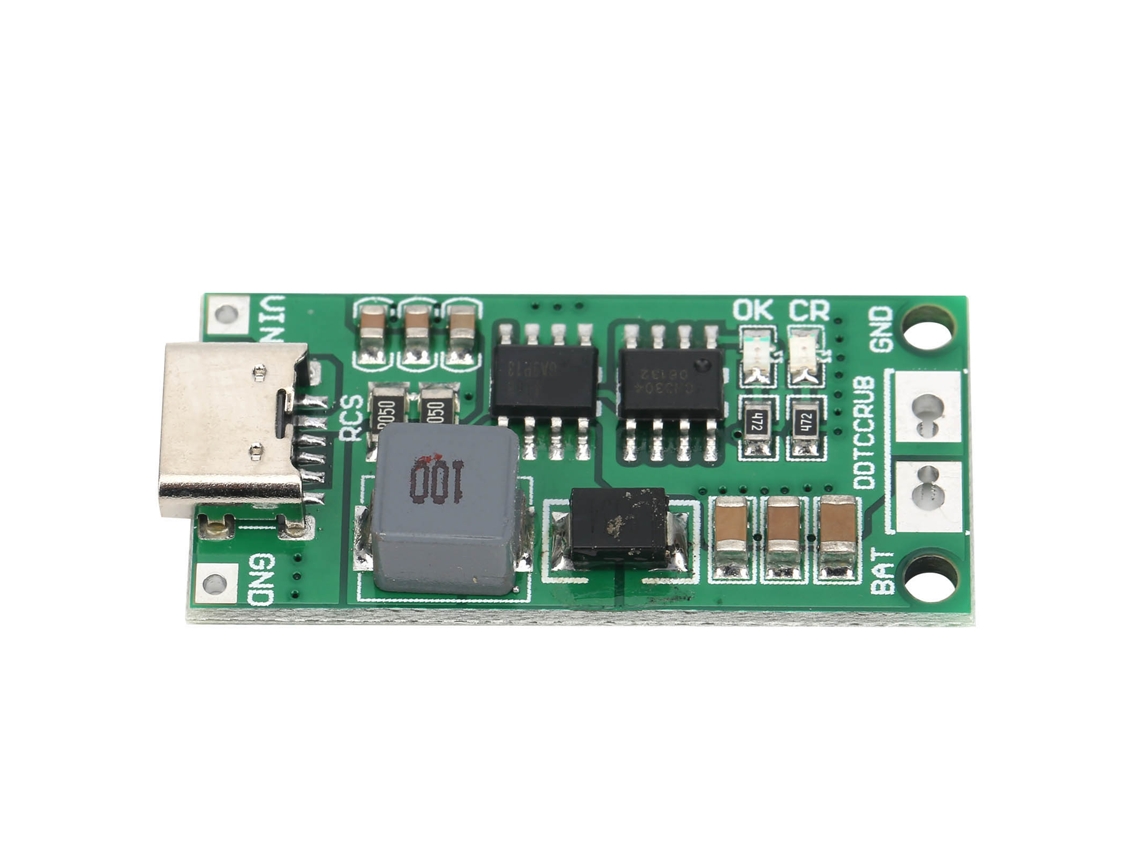 Módulo Carregador de Bateria Li ion Placa de Carga Boost Componente Eletrônico Ddtccrub 4s4a
