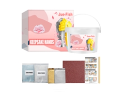 Kit De Molde De Manos De Yeso Diy Para Parejas, Aniversários, Famílias E Crianças