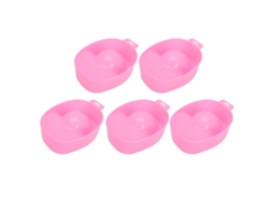 5 Tigelas De Remoção De Esmalte Para Unhas Soaking Manicure Spa