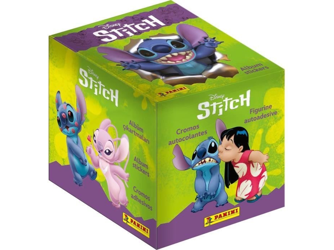Caixa com 36 bolsos - PANINI - STITCH - Contém 180 adesivos