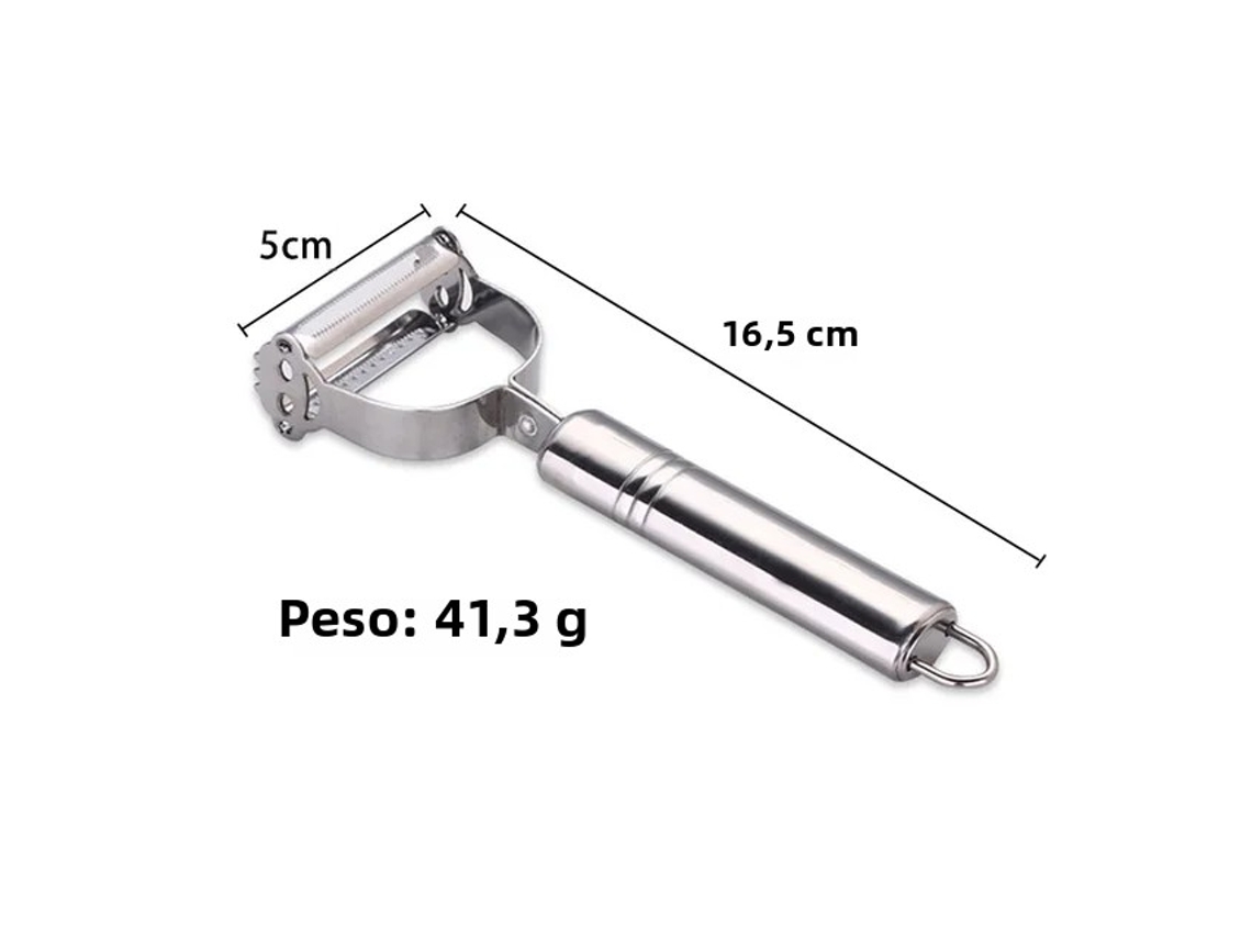 Descascador Multifuncional Quatro em um em Aço Inoxidável, Utensílio de Cozinha Portátil e Afiado MDUG (estilo 2)