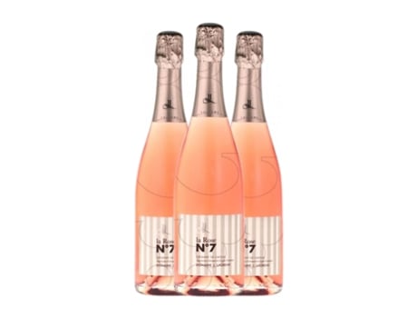 Espumante rosé J. LAURENS La Rose Nº 7 Brut França Jovem (0.75 L - 3 Unidades)