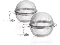 Conjunto De 2 Coadores De Chá Coador Em Aço Inoxidável Db Aquaforge (conjunto De Chá)