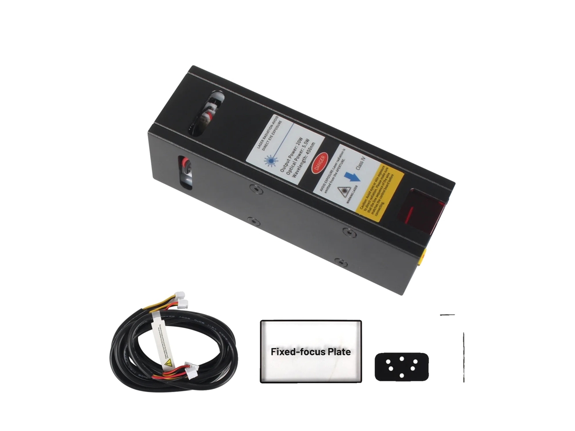 Módulo A Laser, Controle Pwm, Compatibilidade Versátil, 20w 33x33mm
