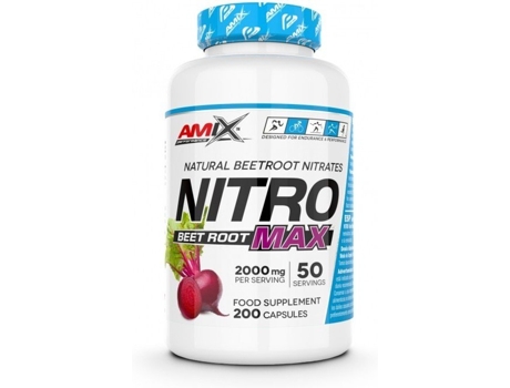 Suplemento Alimentar AMIX PERFORMANCE Nitro Beetroot Max-Raíz De Remolacha Nitro Vegetales Aptas Para Veganos