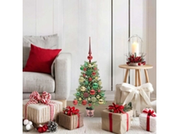 Vidaxl Árvore De Natal Com 150 Leds Com Suporte Verde 65 Cm Pe