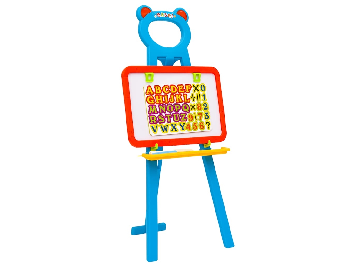 Vidaxl Cavalete Infantil Com Quadro Negro E Quadro Branco
