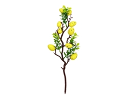 Laxiscreed Ovo De Páscoa Spotted 35cm Com Cortante De Plástico Amarelo Para Decoração