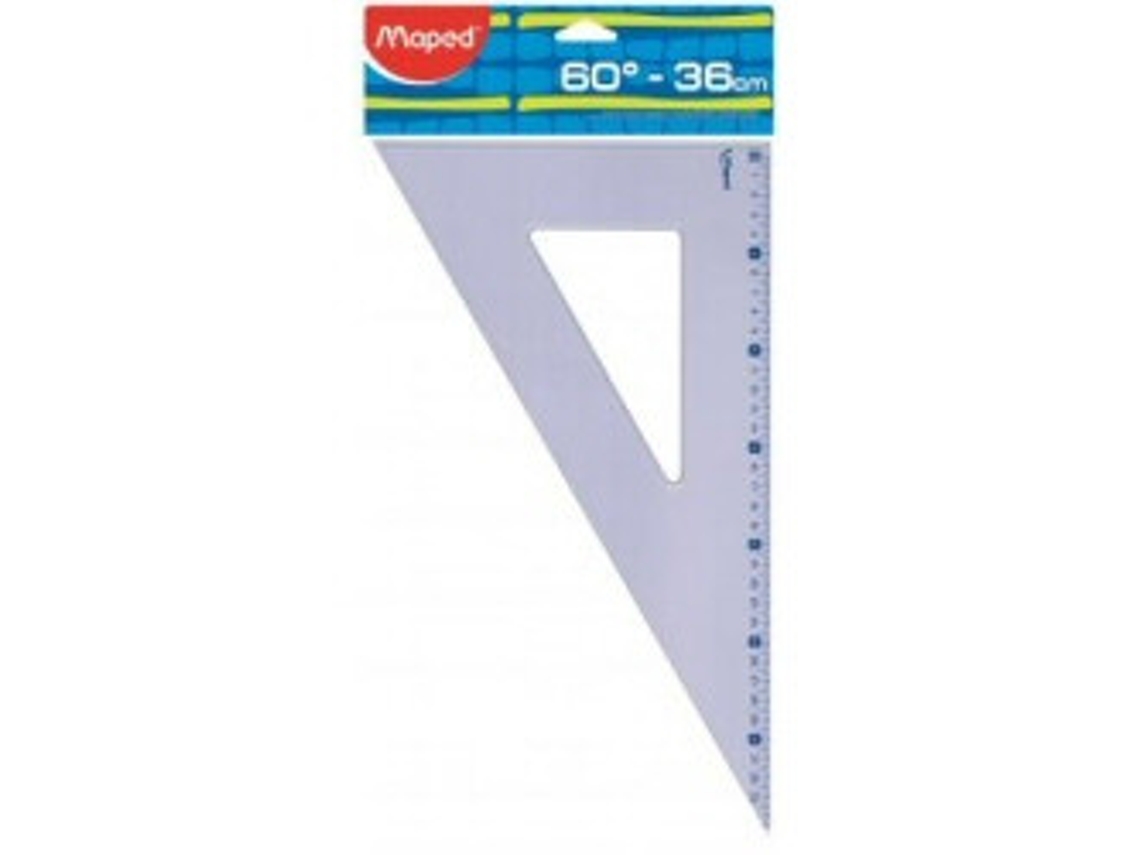 MAPED 242636 Triângulo de Plástico Transparente