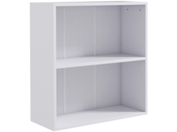 Estante com 6 prateleiras TOPBRICO, 80x35x180 cm, cinza natural e escuro