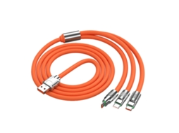 Aetheria cabo de Carregamento 3 em 1 120w 1.2m para Ios Android Type C Universal Multi carregamento
