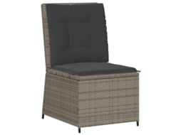 Reclining Garden Sofa, Reclining Garden Sofas Vidaxl Cinzeto Rattan / Vime (n/a)