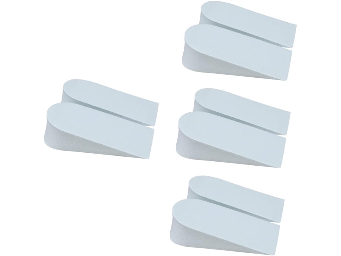 Pacote Com 4 Pares De Palmilhas Espuma Para Aumentar A Altura Dos Sapatos, Niveladoras E Com Ajuste Perfeito Para Homens