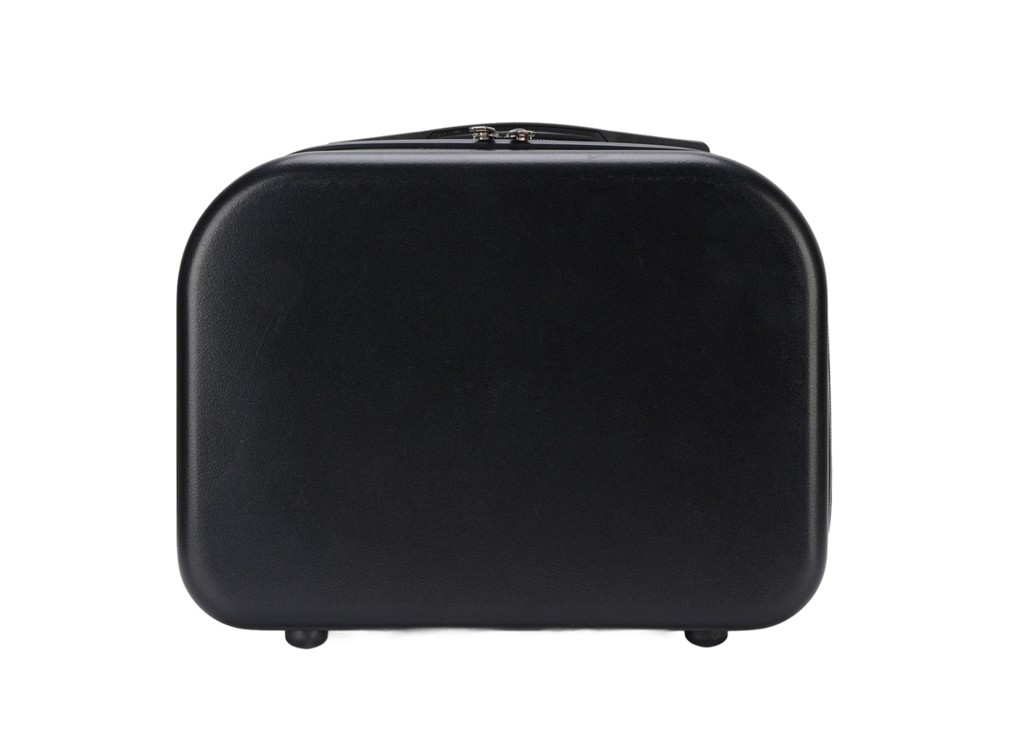 Bici Plegable Maleta de Mano com Adaptador de Portaequipaje, 14 Polegadas, Preta