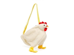 2026 bolsa Transversal com Fecho em Forma de Galinha para Mulher, Tecido Macio e Peludo, Bolsa de Ombro Bonita