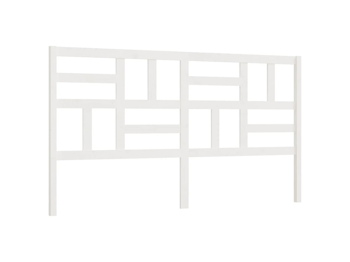 Bed Headboard, Bed Headboards Vidaxl Branco Madeira De Pinho (186 X 104 Cm)