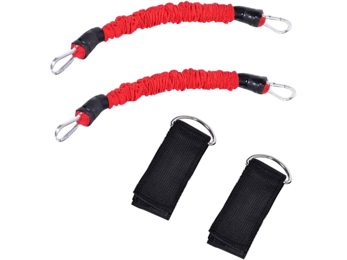 Faixas Elásticas De Resistência Toyandona Para Treino Pernas E Tornozelos, Elásticos Alongadores Equipamento