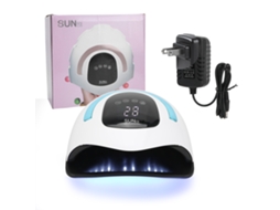 Máquina De Secado De Uñas Portátil 168w Lámpara Led Uv Para Esmalte Gel Herramienta De Manicuría