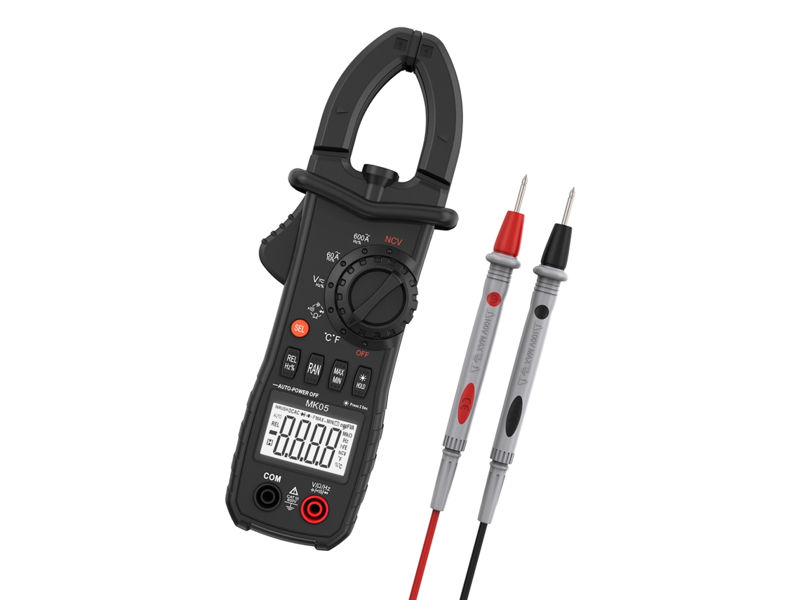 Medidor de Pinça Digital 6000 Counts Auto Range Rms | S/MARCA