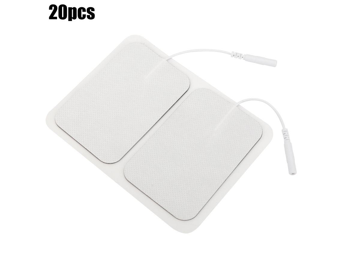 20 Eletrodos De Silicone Não Tecido 6x9cm Com Furos 2, 0 Mm Para Fisioterapia E Recuperação Pós-parto.
